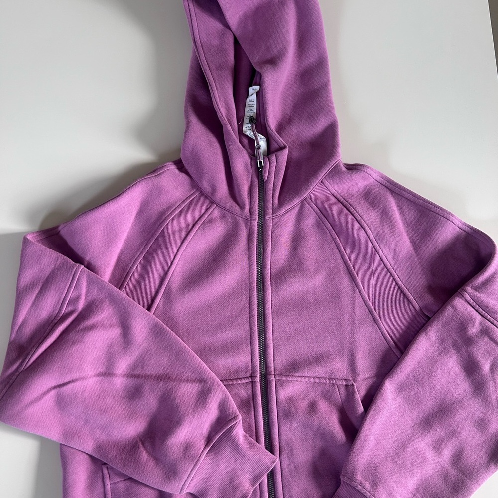 lululemon Sciba Oversized Full Zip Zip Hoodie Velvet Dust Size XS/S